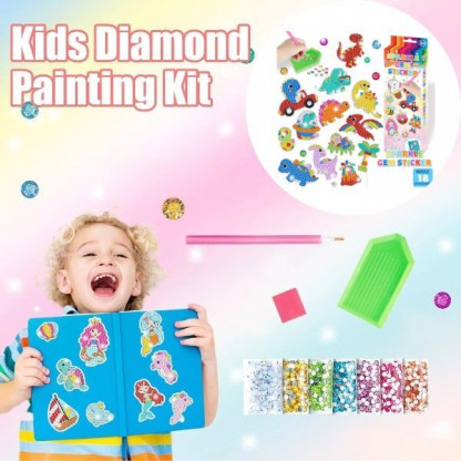 Sada DIY diamantových samolepek
