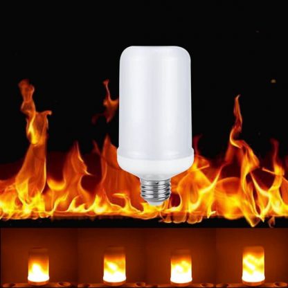 LED žárovka s efektem plamene