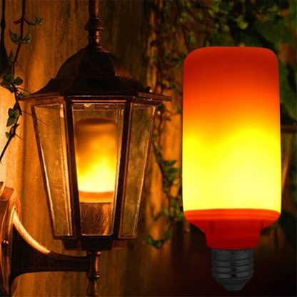 LED žárovka s efektem plamene