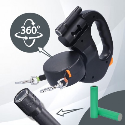 Dvojité vodítko pro psy - FlexiPaws