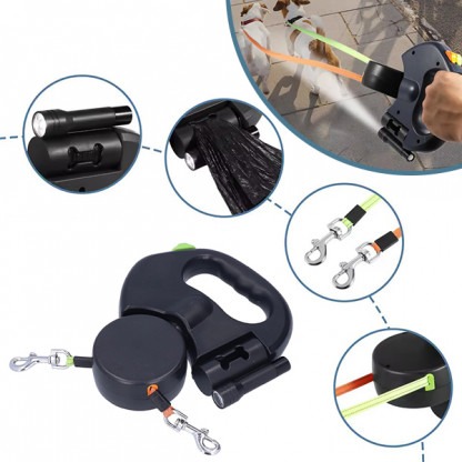 Dvojité vodítko pro psy - FlexiPaws