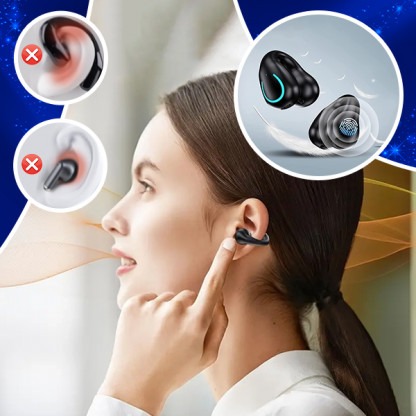 Bluetooth bezdrátová sluchátka s mikrofonem – EarClip