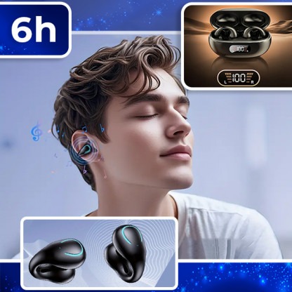Bluetooth bezdrátová sluchátka s mikrofonem – EarClip