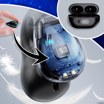 Bluetooth bezdrátová sluchátka s mikrofonem – EarClip