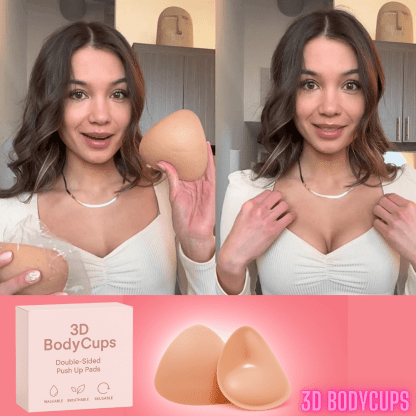 3D Vložky pro zvětšení prsou - BodyCups