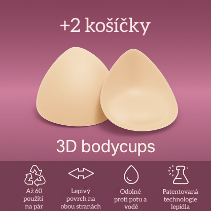 3D Vložky pro zvětšení prsou - BodyCups