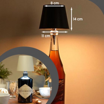 Elegantní bezdrátová láhevní světla - GlowBottle