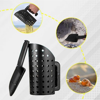 Sítko a lopatka na hledání mušlí a dalších pokladů – ShellHunter